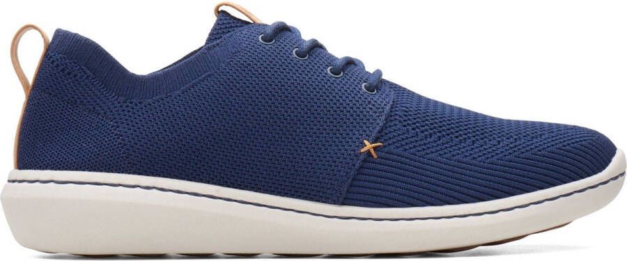 Clarks Step Urban Mix heren sneaker blauw