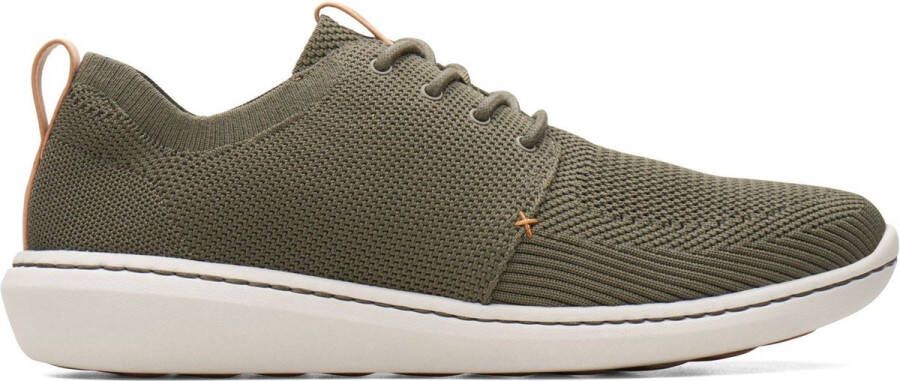 Clarks Sportieve Groene Herensneaker Green Heren