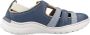 Clarks Elegante Wedge Sandalen Blue Dames - Thumbnail 1