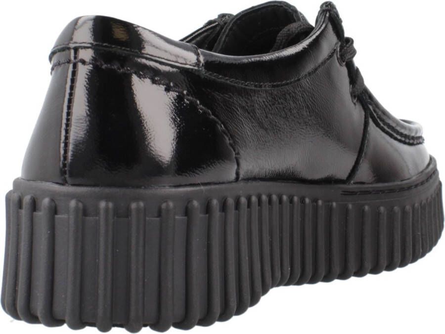 Clarks Stijlvolle Veterschoenen voor Heren Black Dames