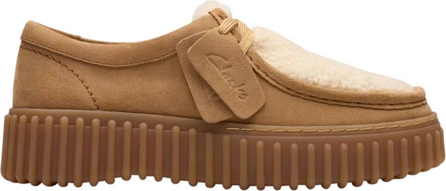 Clarks Bee Interest Damesschoenen Herfst Winter Collectie Beige Dames