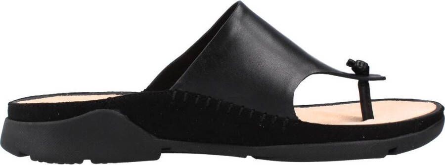 Clarks Flip Flops Black Dames