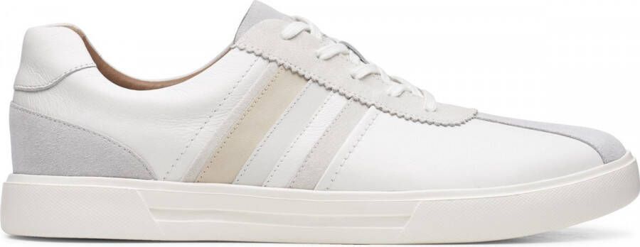 Clarks Un Costa Band Heren Sneakers White