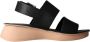 Clarks Stijlvolle Platte Sandalen Black Dames - Thumbnail 1