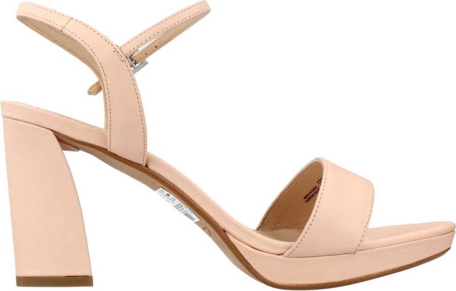 Clarks High Heel Sandals Pink Dames