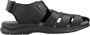 Clarks Casual vis platte sandalen Black Heren - Thumbnail 1