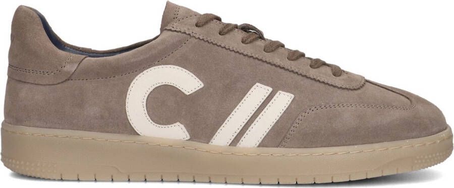 CLAY Lage Sneakers Heren Cl124h521 Maat: 45 Materiaal: Suède Kleur: Beige