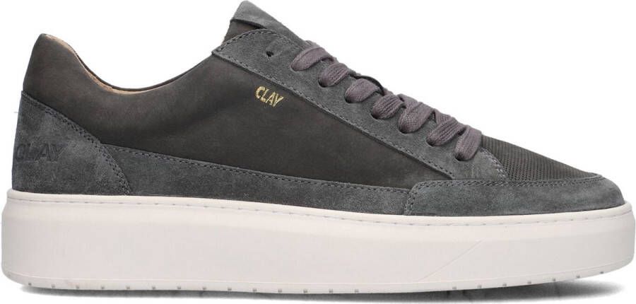 CLAY Lage Sneakers Heren Lpenzo Maat: 44 Kleur: Grijs