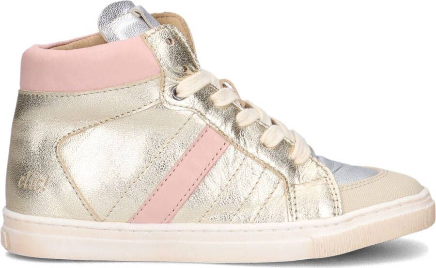 Clic! 21119 Sneakers Leren Sneaker Meisjes Zilver