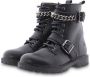 Clic! Cl-20459 Veterboots Laarzen Met Veters Meisjes Zwart - Thumbnail 3