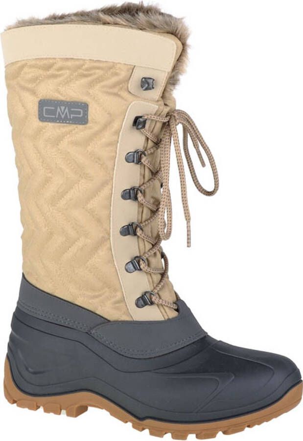 CMP Hoge Waterdichte Winterlaarzen met Uitstekende Grip Beige Dames