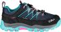 CMP Rigel Low Waterproof 3Q54554 Rigel Low Waterproof Wandelschoenen B. Blue Aqua Kinderen - Thumbnail 1