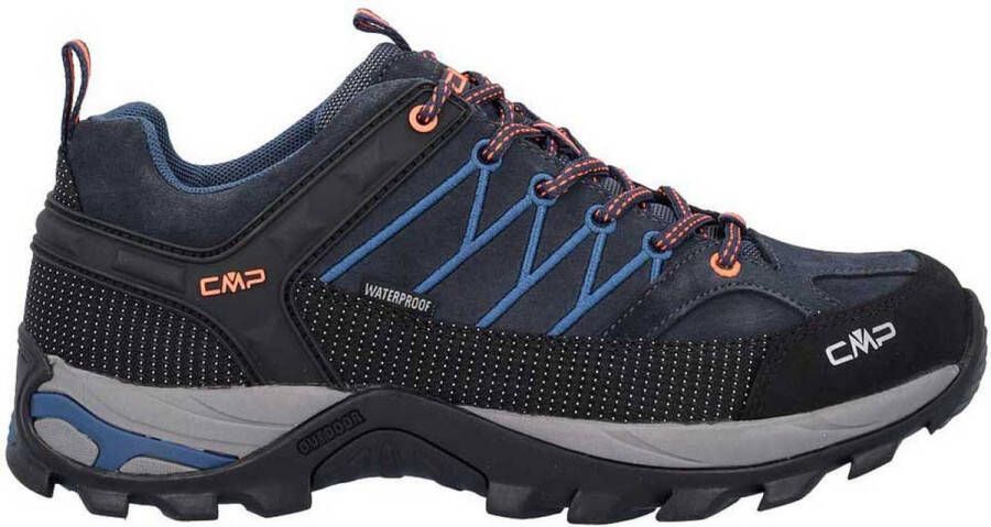 CMP Rigel Low WP 3Q13247 Wandelschoenen B.Blue Flash Orange Heren - Foto 1