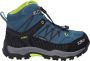 CMP Kid's Rigel Mid Trekking Shoes Waterproof Wandelschoenen blauw zwart - Thumbnail 1