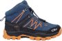 CMP Kid's Rigel Mid Trekking Shoes Waterproof Wandelschoenen blauw - Thumbnail 1