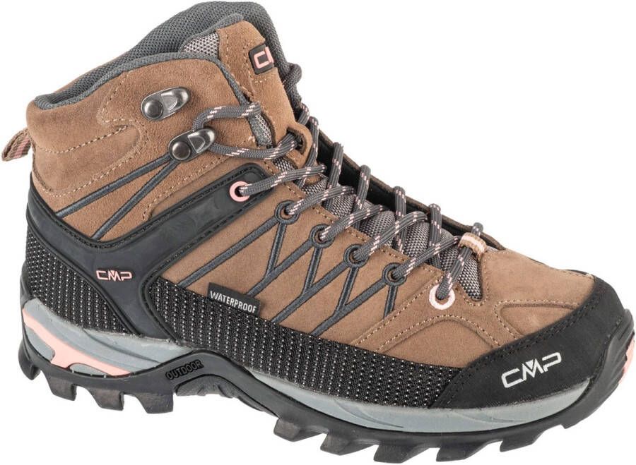 CMP Women's Rigel Mid Trekking Shoes Waterproof Wandelschoenen bruin zwart