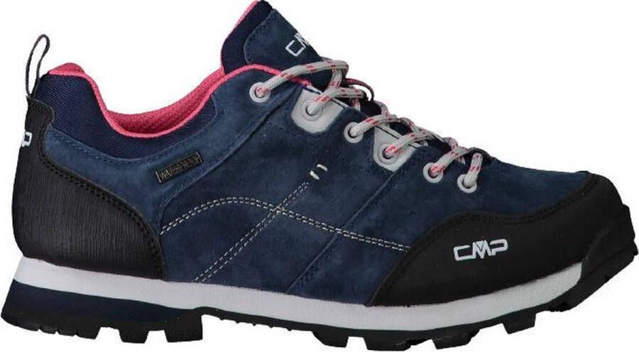 CMP Wandelschoenen low Alcor Dames Leer Blauw zwart