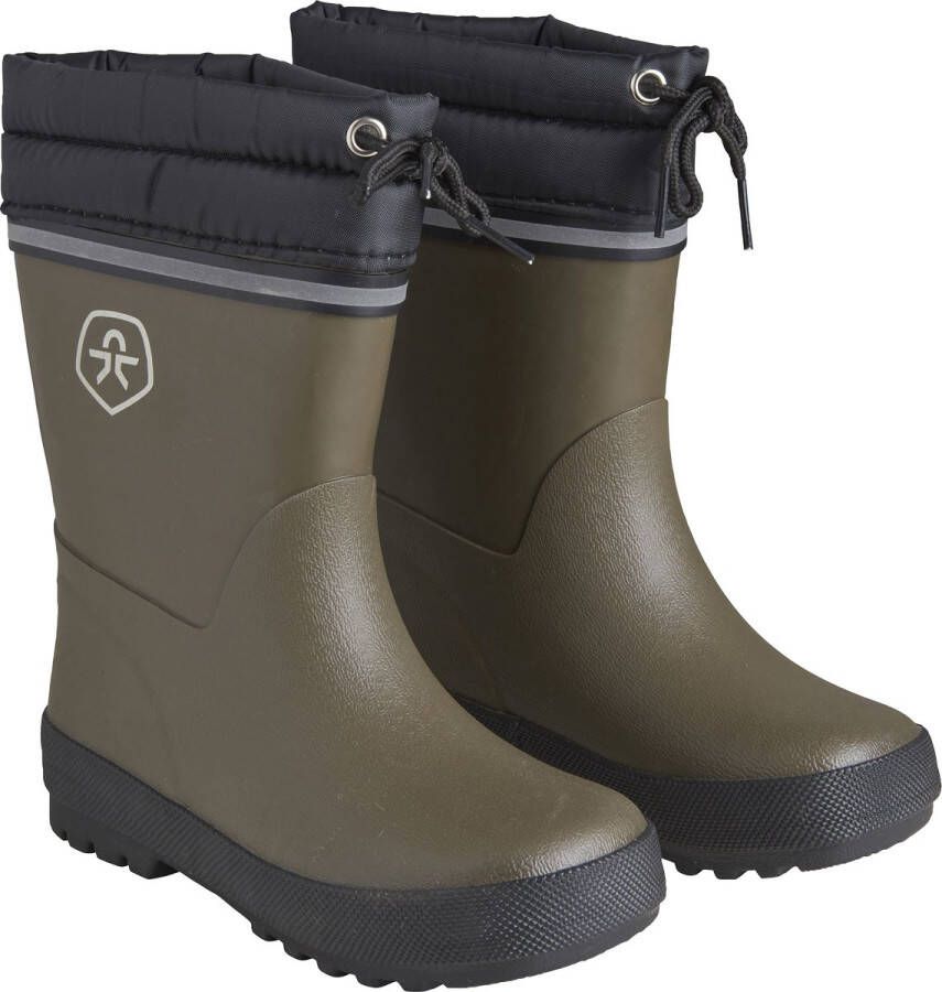 Color kids Winterlaarzen voor kinderen- Thermal Wellies Dark Olive