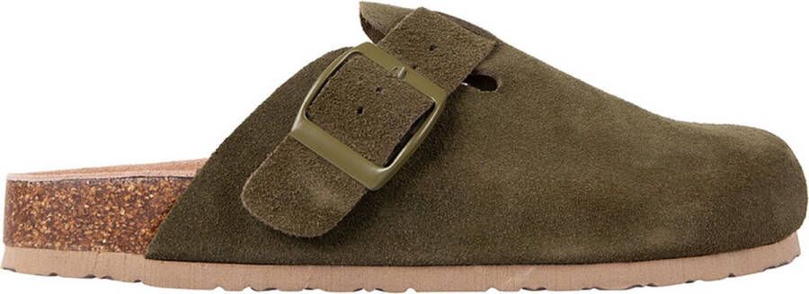 Colors of California Man Sabot Sandal In Suede