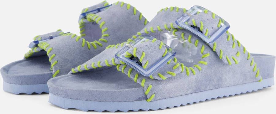 Colors of California Sandalen blauw Suede Dames