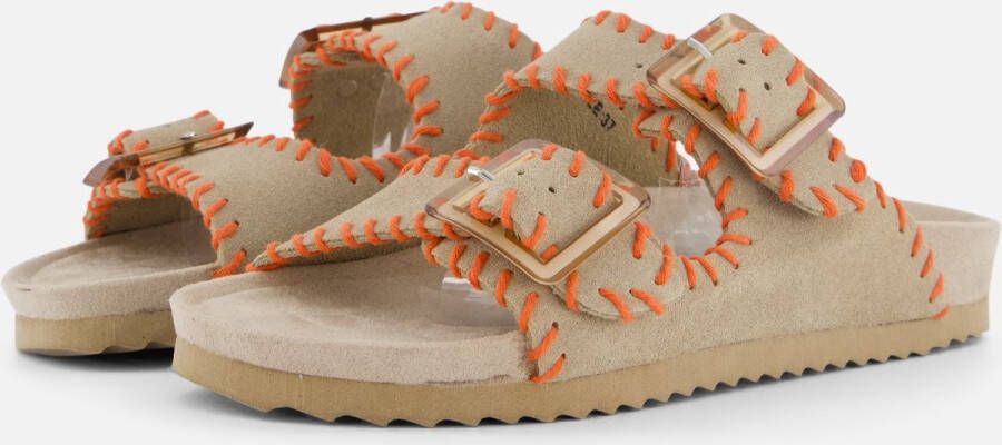 Colors of California Sndalen beige Suede Dames