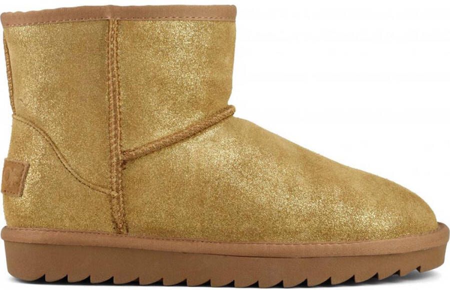 Colors of California Winter Boot In Glitter Suede