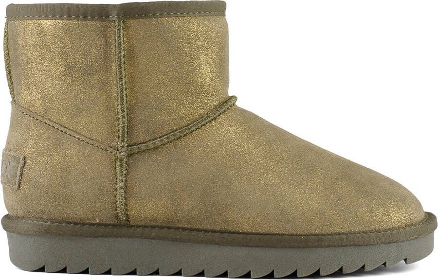 Colors of California Winter Boot In Glitter Suede