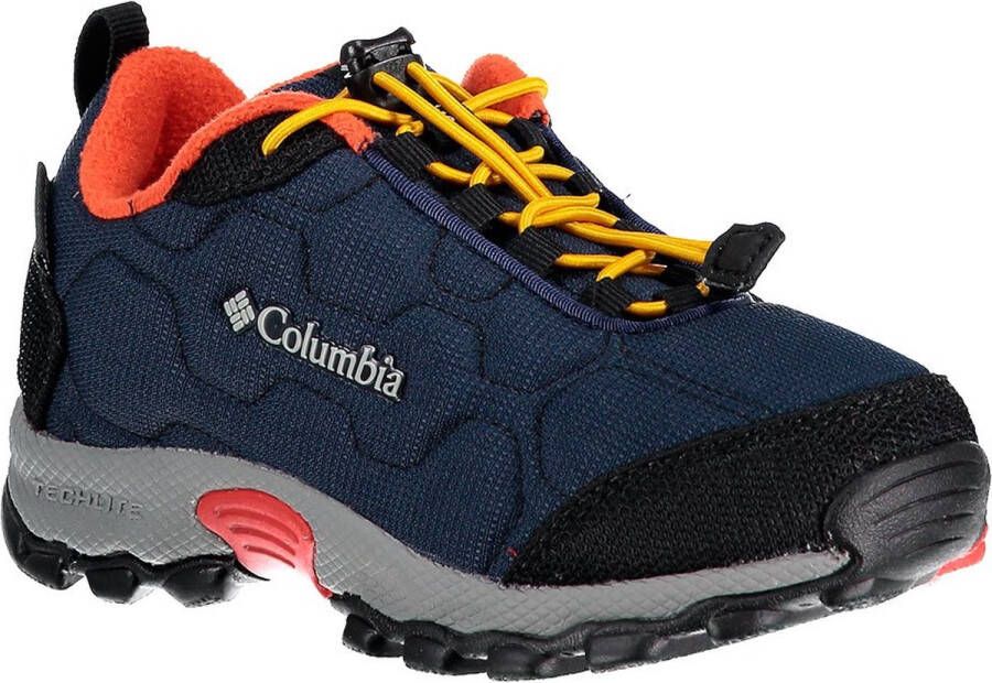 Columbia Firecamp Sledder 3 Wandelschoenen Collegiate Navy Flame Kinderen