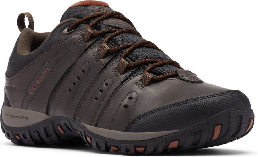 Columbia WOODBURN™ II WATERDICHT Wandelschoenen Lage Wandelschoenen Schoenen Heren Bruin