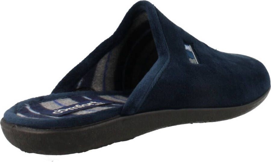Comfort Plus heren pantoffel blauw