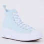 Converse allstars Converse Junior Chuck Taylor All Star Move Platform sneaker van canvas Licht blauw - Thumbnail 1