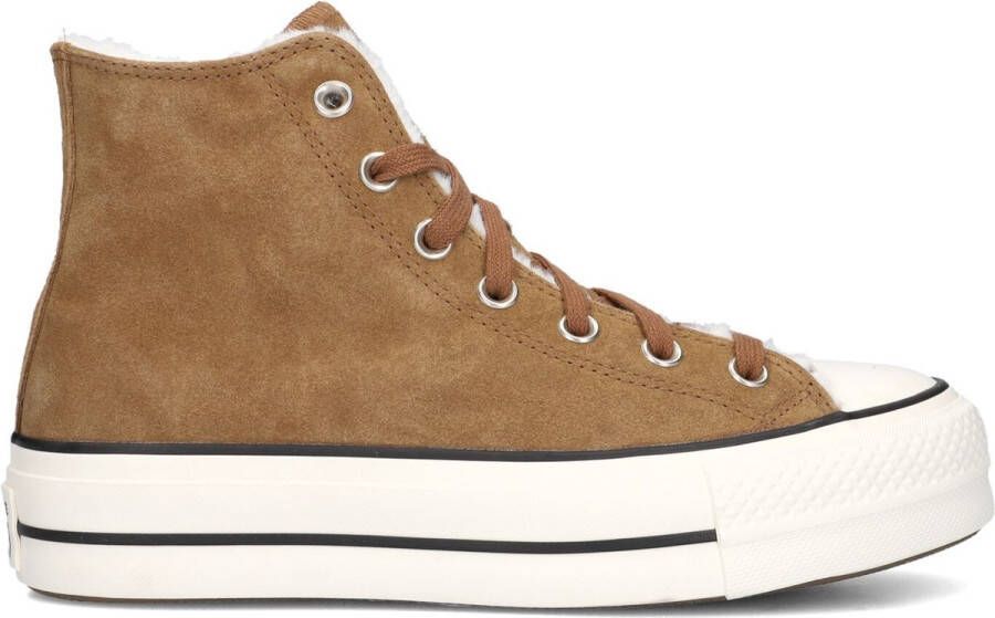 Converse Chuck Taylor Aal Star Lift Hi Sneakers Dames Bruin