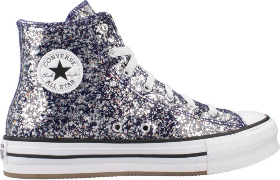 Converse Verhoogde Nacht High Top Sneakers Blue Dames