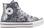 Converse Verhoogde Nacht High Top Sneakers Blue Dames - Thumbnail 1