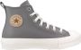 Converse Chuck Taylor All Star Eva Lift Leather sharkskin warm quarry Chuck Taylor in grijs formaten: 38.5 - Thumbnail 1