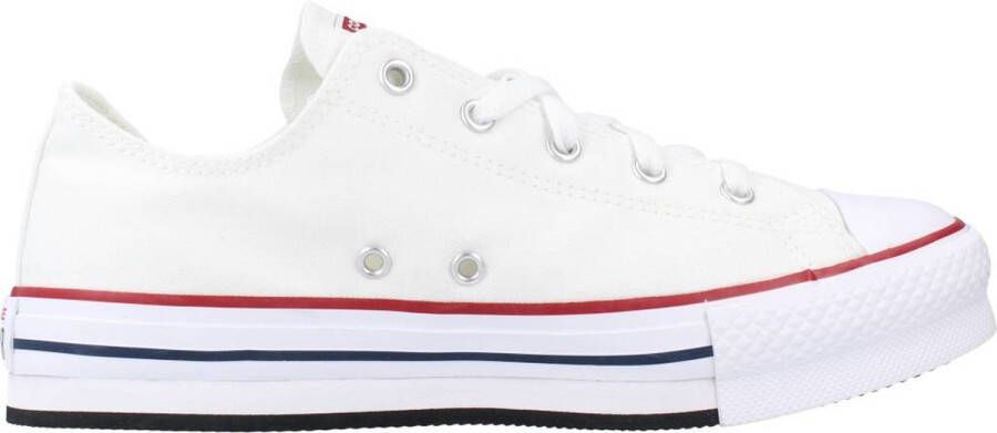 Converse Chuck Taylor All Star Eva Lift Canvas Platform (gs) Fashion sneakers Schoenen white garnet maat: 37 beschikbare maaten:37.5 38 39 38