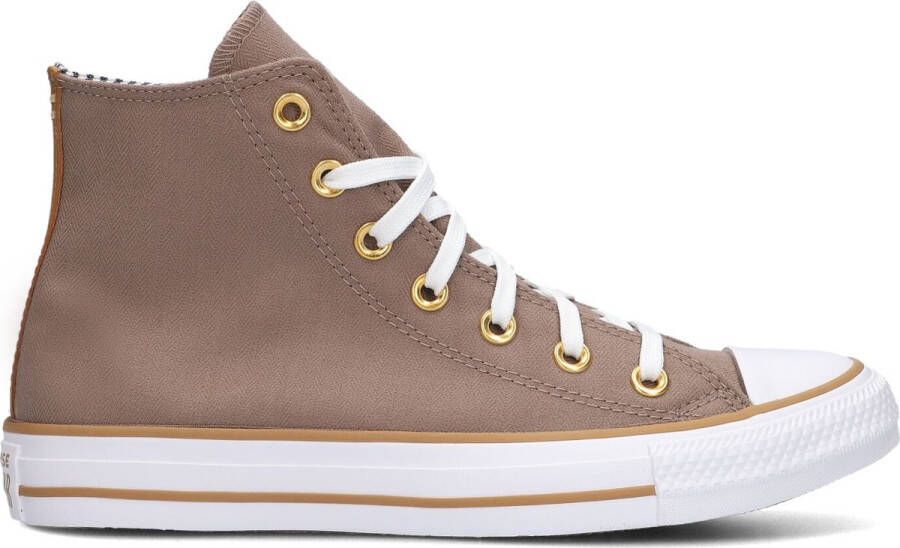 Converse Chuck Taylor All Star Herringbone Hoge sneakers Dames Taupe