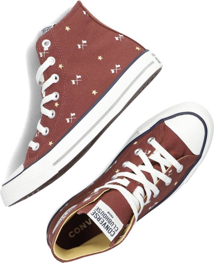 Converse Chuck Taylor All Star Hi Hoge sneakers Dames Rood