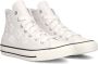 Converse Chuck Taylor All Star Hi Sneakers Leren Sneaker Dames Wit - Thumbnail 1