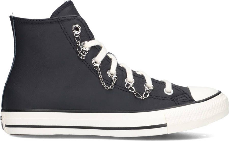 Converse Chuck Taylor All Star Hi Sneakers Leren Sneaker Dames Zwart