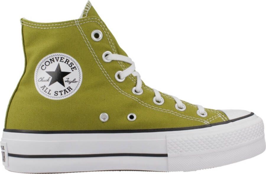 Converse Verhoogde Chuck Taylor All Star Sneakers Green Dames