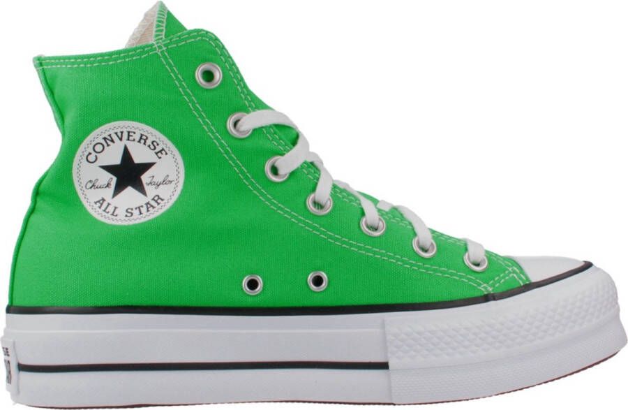 Converse Verhoogde Hi-Top Sneakers Green Dames