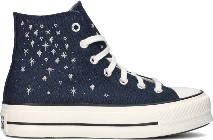 Converse Chuck Taylor All Star Lift Hi Sneakers Dames Blauw