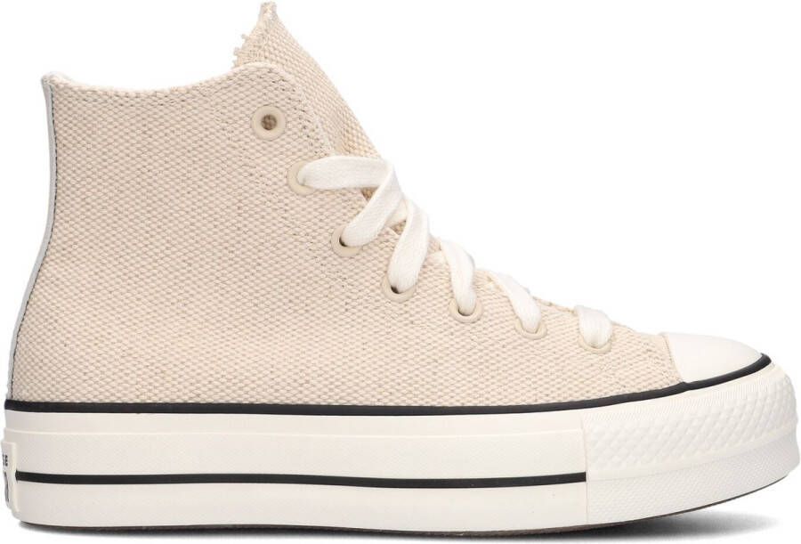 Converse Chuck Taylor All Star Lift Hoge sneakers Dames Beige