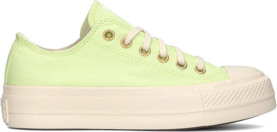 Converse Chuck Taylor All Star Lift Ox Lage sneakers Dames Geel