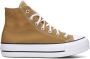 Converse Chuck Taylor All Star Lift Platform Hoge sneakers Dames Bruin - Thumbnail 5