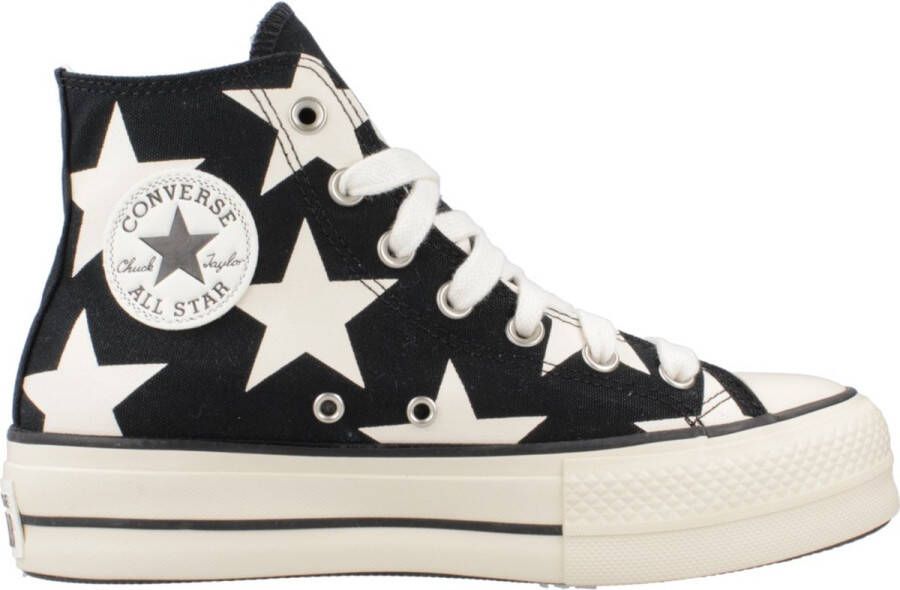 Converse CHUCK TAYLOR ALL STAR LIFT PLATFORM LARGE STAR Zwart