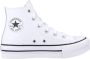 Converse CHUCK TAYLOR ALL STAR LIFT PLATFORM LEATHER Wit - Thumbnail 1