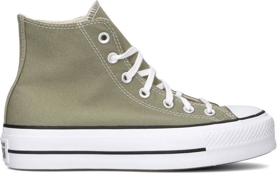 Converse Chuck Taylor All Star Lift Platform Sneakers Dames Groen