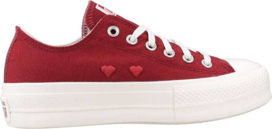 Converse CHUCK TAYLOR ALL STAR LIFT PLATFORM VALENTINE´S DAY Rood